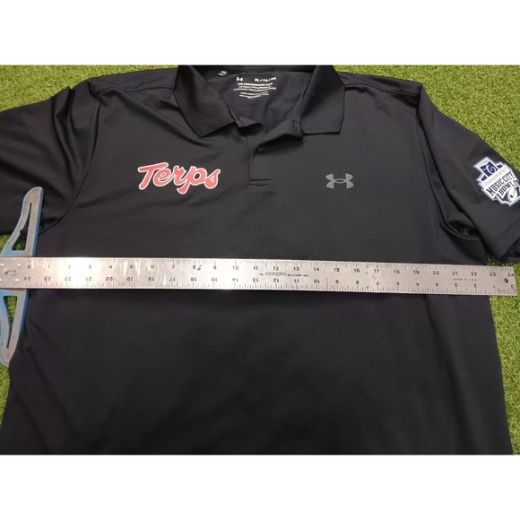 Under Armour Maryland Terrapins Basketball Music City Bowl Shirt Mens XL Black - Picture 6 of 8